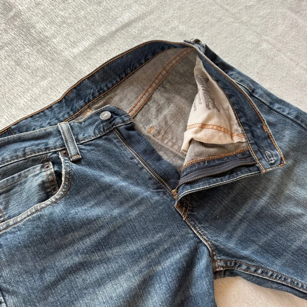 Levi's 505 Jeans Men's 31x30 Regular Fit Straight Leg Dark Wash 100% Cotton
